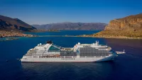 Seabourn Ovation in Greece Marina day