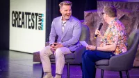 The UK premiere of Greatest Days was staged onboard Arvia over the bank holiday, with Gary Barlow in attendance. Credit: P&O Cruises