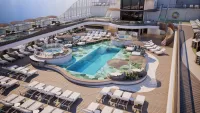 Make a splash in Vista's impressive pool. Credit: Oceania Cruises