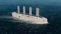 Oceanbird has revealed the next phase of its rigid wind sail development. Credit: Oceanbird