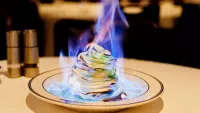 The Baked Alaska was a firm staple for the posh menu's of yesteryear. Credit: Wikicommons