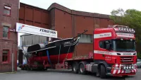 The restored replica making its way home in 2011 Credit Wikicommons