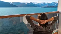 A mid-ship balcony cabin is best for those who tend to feel motion sick. Credit: Shutterstock