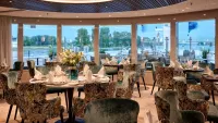 The airy Panorama Restaurant is a relaxing space. Credit: Amadeus