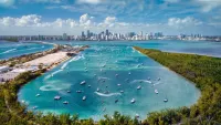 the stunning island town of Key Biscayne