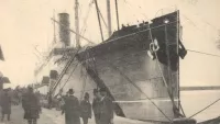 RMS Carpathia docked