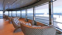 On the Observation lounge, you'll be treated to sensational ocean views. Credit: Emerald Cruises
