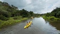 Wind down The Amazon on a kayaking excursion with Seabourn. Credit: Seabourn