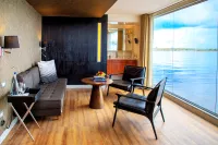 An interconnecting suite on board the ship.