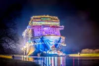 What does it mean when a cruise ship completes its conveyance?