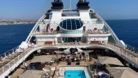 Ovation's pool is the perfect setting for a sunny afternoon. Credit: Kaye Holland