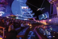 The AquaTheater is part of Royal Caribbean's family-friendly entertainment option | Credit: Royal Caribbean