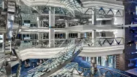 MSC Cruises is famous for its Swarovski staircases. Credit: MSC Cruises