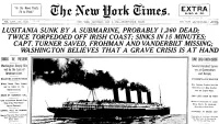 New York Time Lusitania