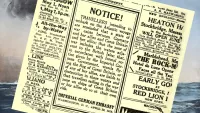 RMS Lusitania Warning Advert