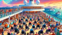 Wheelchair users on a cruise ship