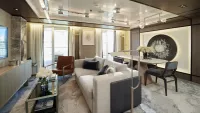 Expect opulence from every suite onboard Seven Seas Grandeur. Credit: Regent Seven Seas Cruises