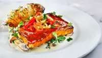 Tofu Steak 2. Credit: Carnival Cruise Lines