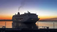 First cruise ship docks at new Stornoway Deep Water port