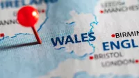 Wales map pin