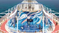 Park19 onboard Sun Princess features The Lookout and splash pad. Credit: Princess Cruises