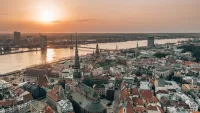 Riga's charming old town is ripe for exploring on foot. Credit: Shutterstock