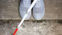 Blind person