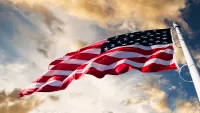 North American USA Flag