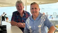 Travel companions enjoy five consecutive voyages on new Cunard ship Queen Anne – who only started sailing in May