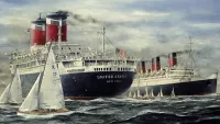 RMS Queen Mary SS United States