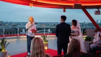 Sir Richard Branson marries three couples onboard Virgin Voyages