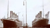 RMS Titanic and RMS Olympic March 1 1912