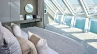 The Retreat's suites boast a great location onboard. Credit: Celebrity Cruises