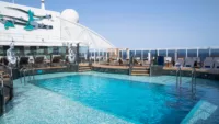 Yacht Club guests can take a dip into their exclusive pool. Credit: MSC Cruises