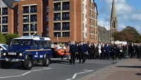 RNLI Land Rover Funeral