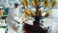 Lindt museum fountian