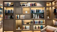 Viking Mississippi's Living Room library