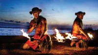 Dancing with fire on Maui Deborah Kolb hutterstock 123459430