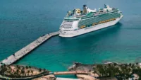 Boarding cruise ship