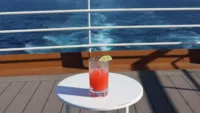 Cocktail on cruise ship