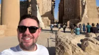 Chris adventures in Egypt