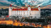 Bratislava Castle moody