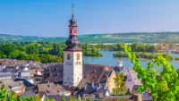 Rüdesheim is in the German wine region of Rheingau