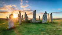 Standing stones in Scotland
