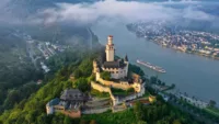 Viking ship on the Rhine