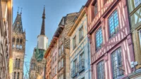 Rouen's half-timbered houses