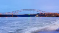 Frozen Mississippi Wisconsin