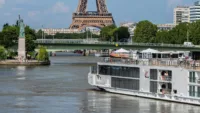 One of Viking's luxurious ships in Paris | Credit: Viking