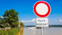 Rhine River flooding in 2013