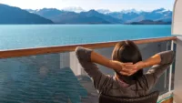 Traveller on a cruise